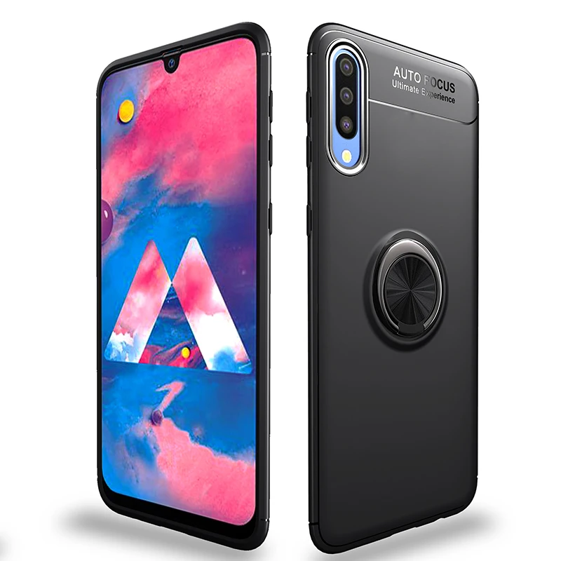Мягкий чехол Koosuk для samsung A10, A20, A30, A40, A50, A70, автомобильный держатель, кольцо, Brackct, задняя крышка для телефона, чехол для samsung Galaxy A70, A50