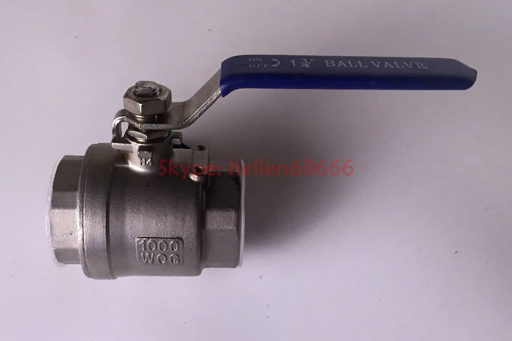 3/4 DN20 женский шаровой клапан из нержавеющей стали 2 способа 316 резьбовые/ручные