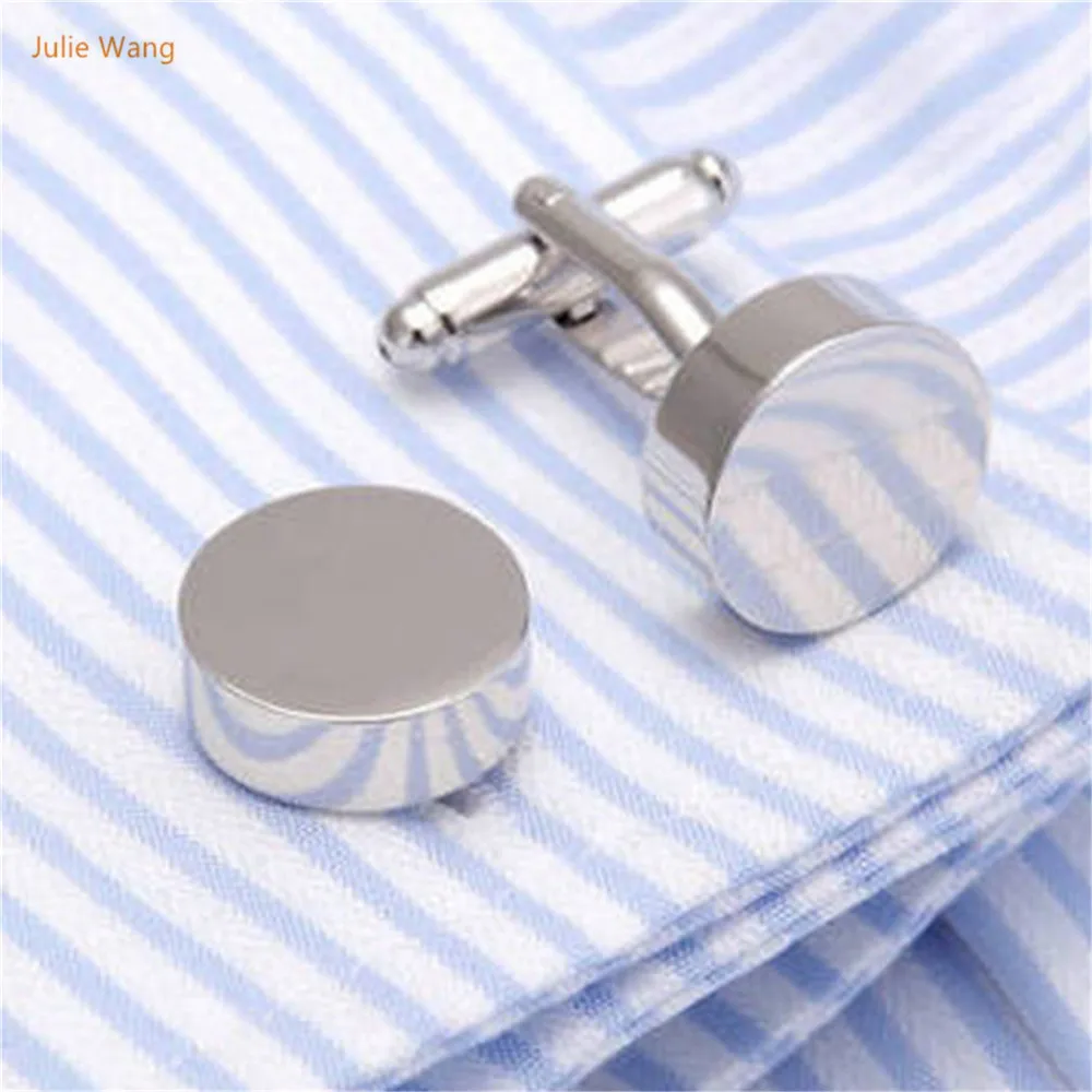1 пара высокое качество мужской стиль рубашка запонки металлическая текстура