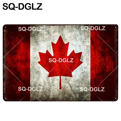 [SQ-DGLZ] металлическая вывеска с флагом Netherland/Turkey/Ireland/Switzerland/levakia/Indonesia/British/Austria/Канада/Америка - Цвет: 1838
