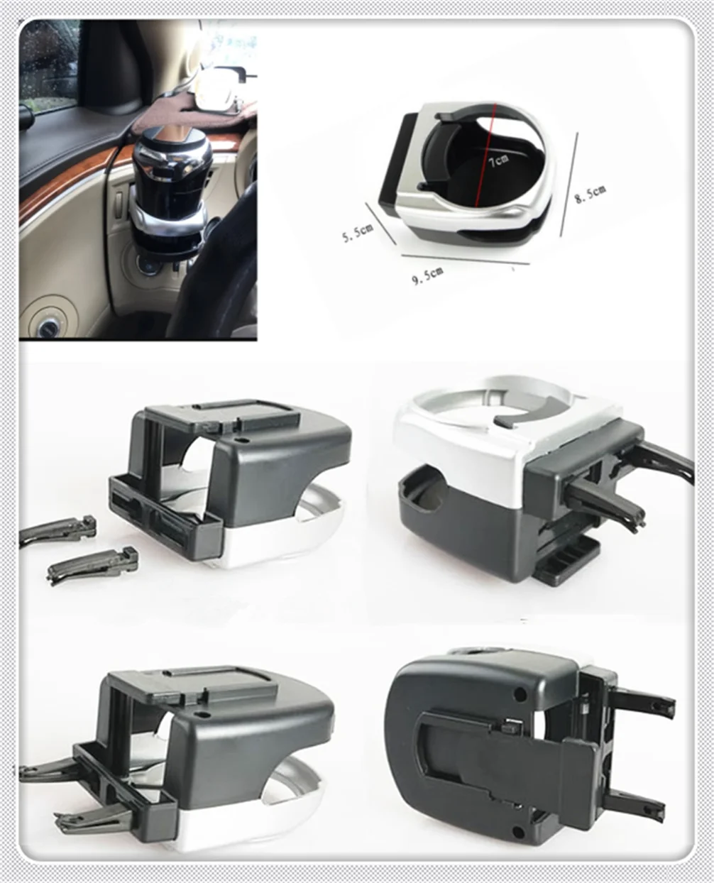 Auto parts conditioning air outlet coffee drink rack water cup holder for Infiniti G37 FX50 FX37 FX35 Essence EX37 | Автомобили и