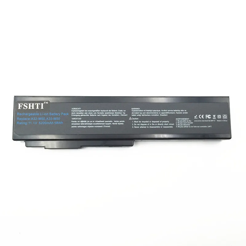 Батарея для Asus N53S N53SV A32-M50 A32-N61 A32-X64 N53 A32 M50 M50s A33-M50 N61 N61J N61D N61V N61VG N61JA N61JV акумуляторная батарея