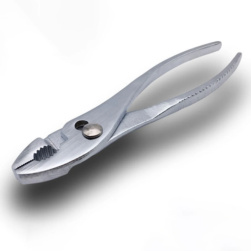 

6/8 inch walnut tiger pliers wire cutting pipe slip joint pliers scissors household hand repair tool multi-function accessories