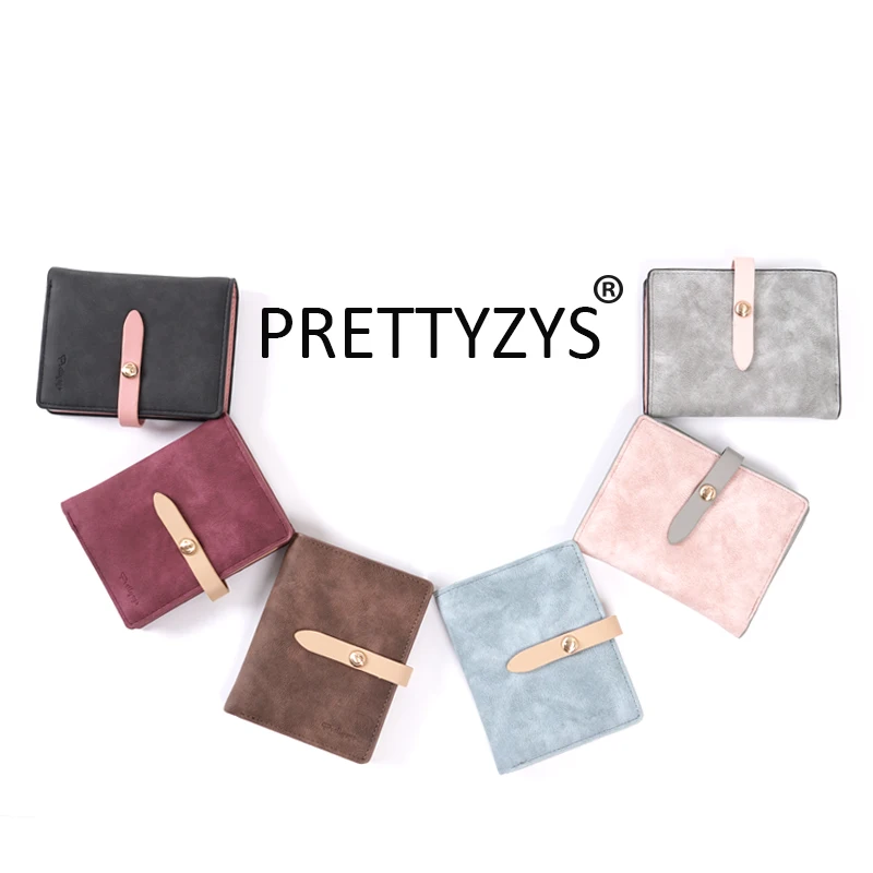 Prettyzys Small Women Wallet Female Purse Perse Slim Card Holder Carteira Vintage Ladies Short Mini Woman Portomonee Leather | Багаж и