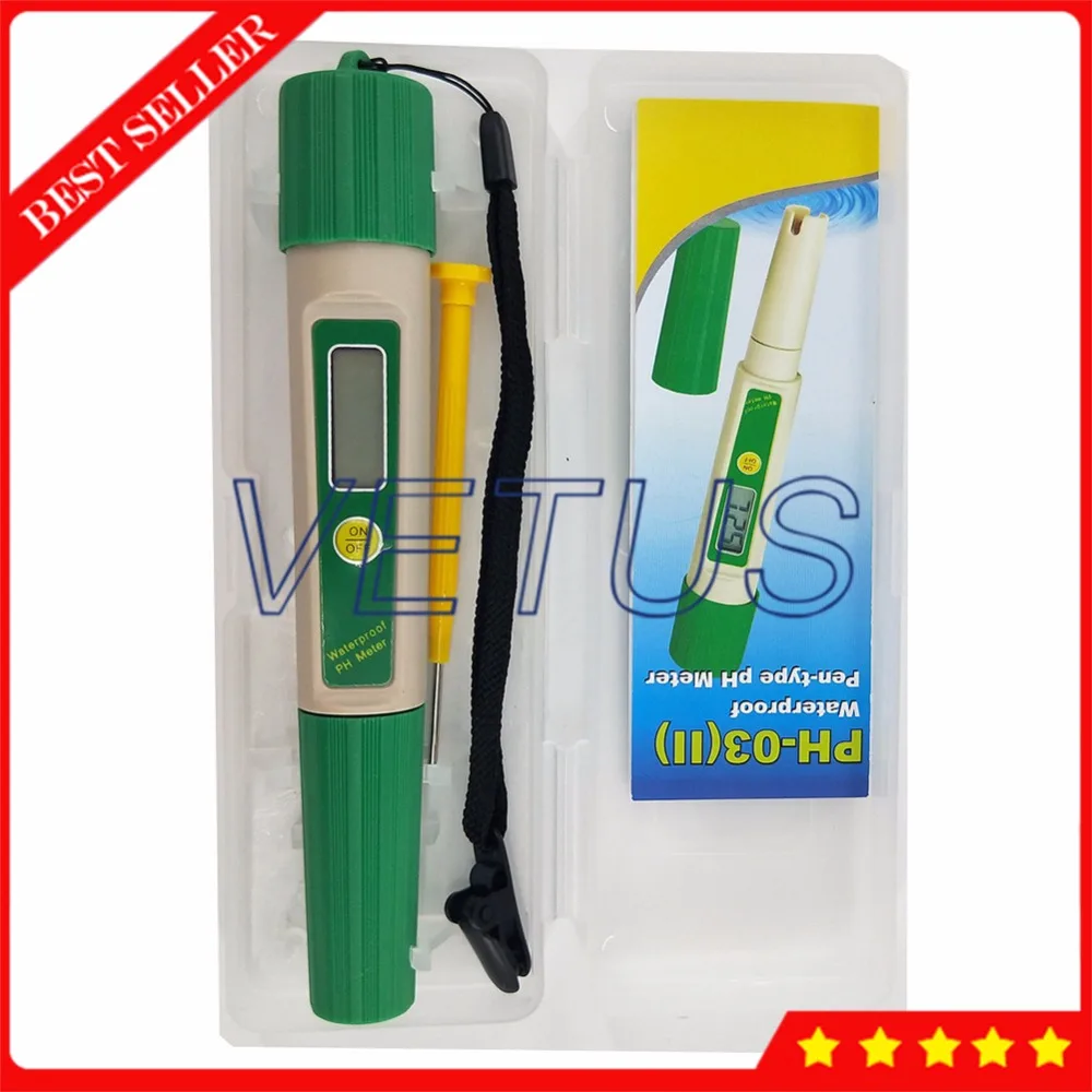 PH 03(II) водонепроницаемый портативный метр в виде ручки с цифровым измерителем рН
