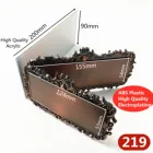 Индивидуальные дверные таблички для домашних ворот, гостиничный номер, персонализированные 234 цифр, номер дома, дверной знак, акриловый и АБС-пластик