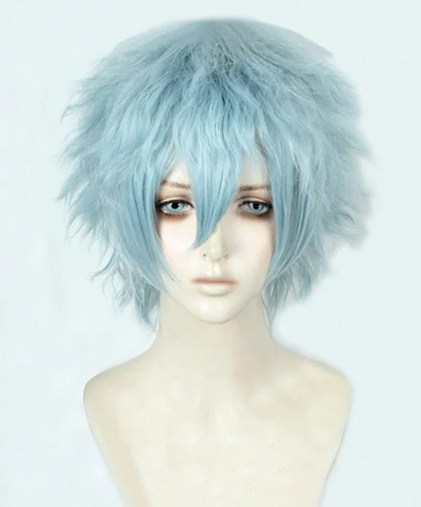 Мой герой научный Косплей Костюм Boku no Hiro Akademia Shigaraki Tomura короткий серый синий