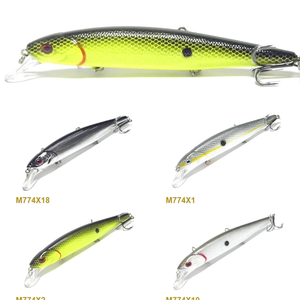 WLure 14 см 24 г Minnow система передачи веса длинная литая жесткая приманка пресная вода море поддельная приманка для рыбалки Джеркбейт рыболовные приманки M774