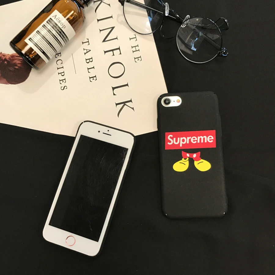 Световой Верховный Case для iPhone 7 Plus 5S 6 6s Плюс коке Fundas Luxury Матовая Крышка Телефон
