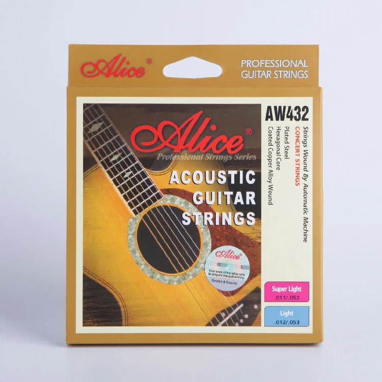Комплект струн для акустической гитары Alice AW432 L 1 6 струн|string set|strings acousticstrings guitar alice