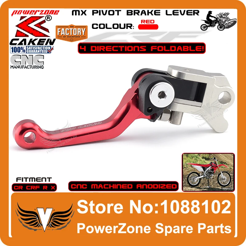 MX Povit рычаг тормоза 4 направления складной Fit CR80 85 CRF125F 150R CR125 250 CRF230 CRF250R 250X CRF450R 450X