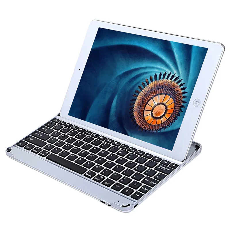 2в1 ультра тонкий беспроводной Bluetooth клавиатура чехол для Apple iPad 6 Air 2 подставка ipad