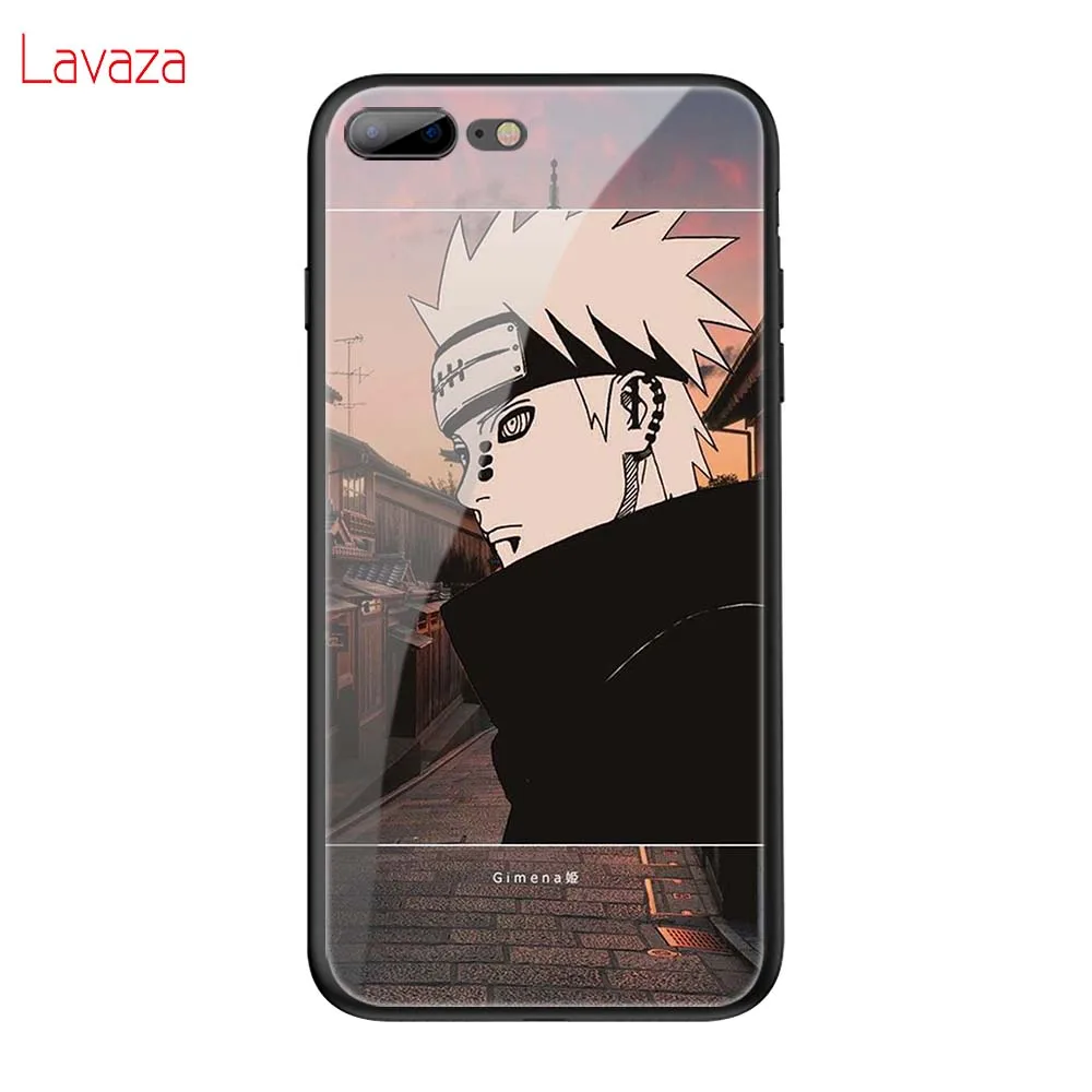 Lavaza Наруто Боль закаленное стекло мягкий чехол для iPhone 6 6S 7 8 Plus 5 5S SE XR X XS 11 Pro MAX чехол