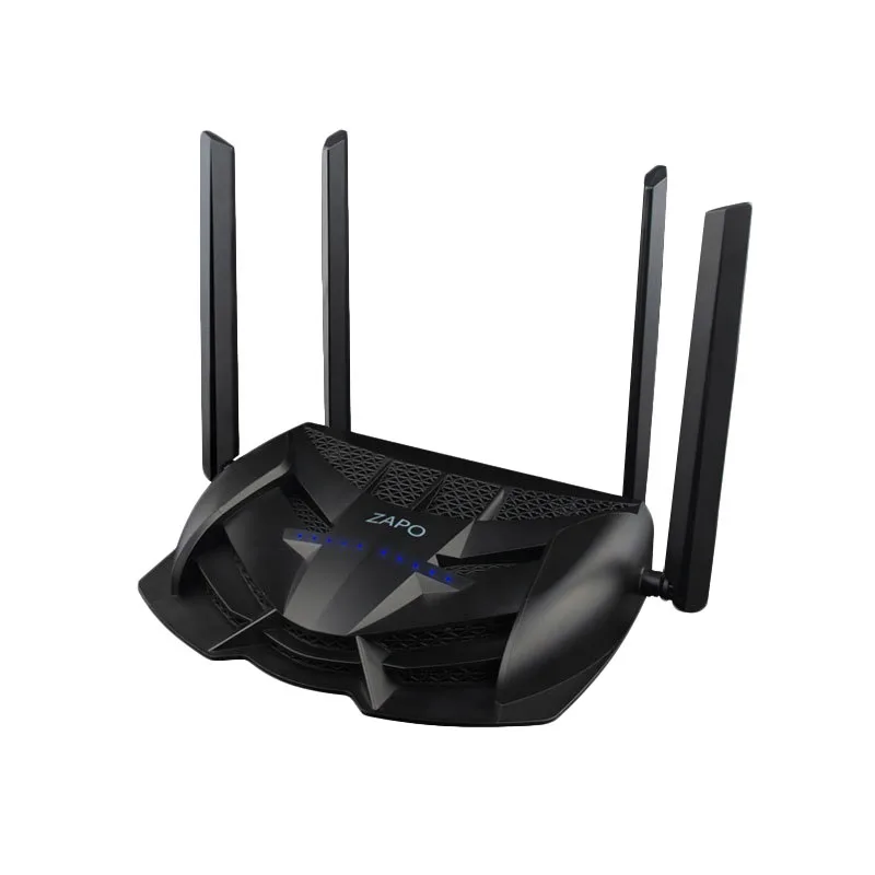 Black Zapo 2,4G/5G Топ чип Ac 2600 Мбит/с Wi-Fi роутер беспроводной 16 Мб флэш-антенна с высоким коэффициентом усиления Usb ретранслятор для хранилища на большие расстояния(Eu Plug - Цвет: Black