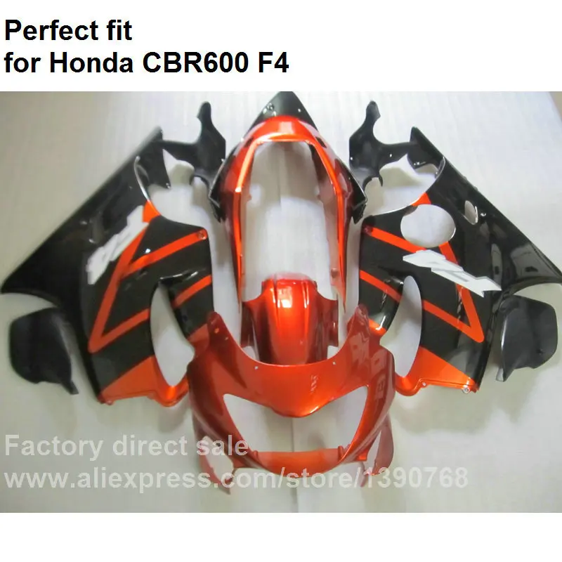 Комплект обтекателей для мотоцикла Honda CBR 600 F4 1999 2000 Обтекатели CBR600 винно Красный