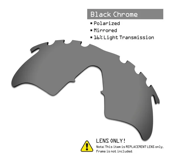 Black Chrome SmartVLT поляризованные Сменные линзы для солнцезащитных очков с вентиляционным нагревателем - Цвет линз: Black Chrome
