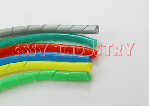 2017 Бесплатная доставка 3 мм Спиральные обмотки ленты красный желтый белый черный