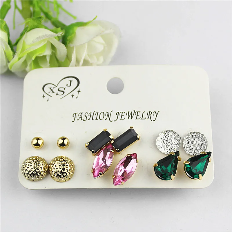 Женский набор украшений для вечеринки на день рождения белый зеленый розовый