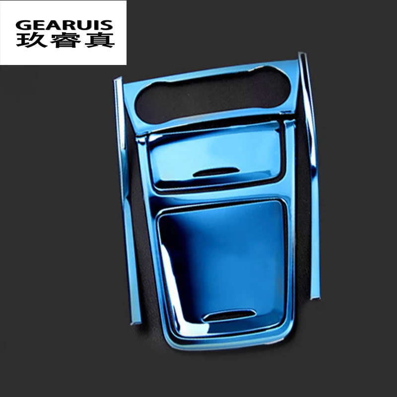 Стайлинг автомобиля центральный ящик для хранения рамка отделка автомобильного