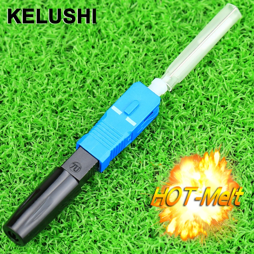 KELUSHI 10 шт. Горячая Распродажа Новый FTTH SC UPC термоплавкий стык сварных соединений