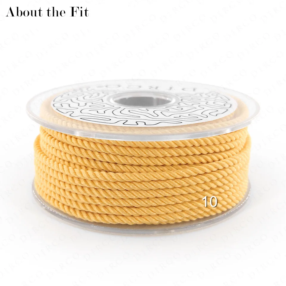 TA1010 Yellow Около 1 мм 5 м Милана плетеные шелковые Шнуры DIY ювелирные аксессуары шпагат Бисероплетение нити ручной работы фурнитура Тканое кружево - Цвет: TA1010 Yellow