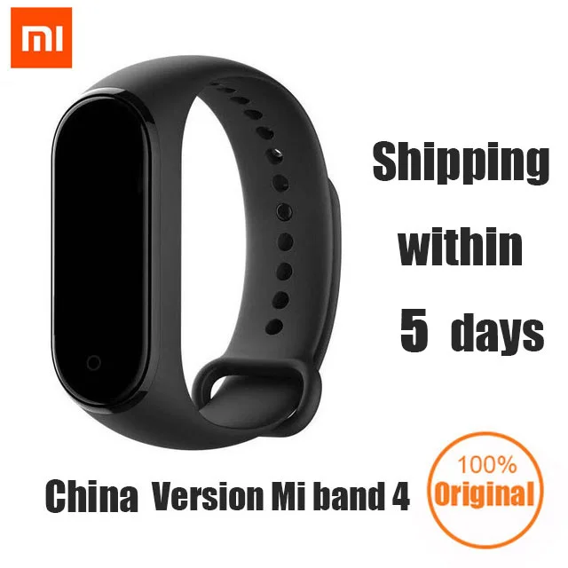 Chinese version Xiaomi Mi-браслет 4 смарт-Браслет фитнес-браслет AI Bluetooth 5,0 AMOLED цветной сенсорный экран AI частота сердечных сокращений - Цвет: Chinese version