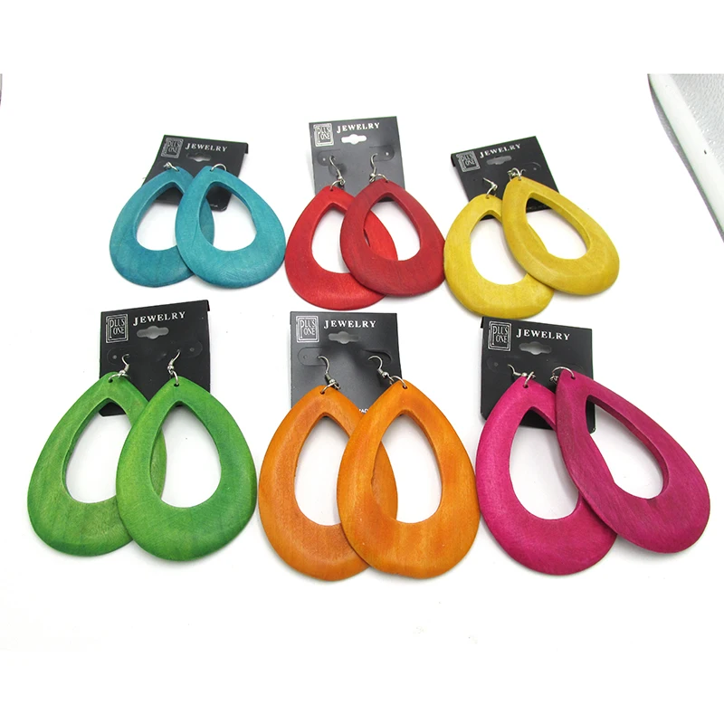 Новейшие деревянные серьги 6 см цветов|earring gun|earring studs for guyscan obdii |