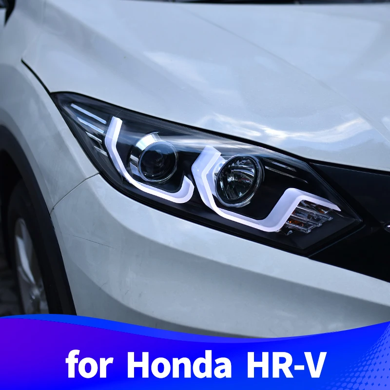 Головной светильник в сборе для Honda HR V 2015 2018 Vezel светодиодный Противотуманные
