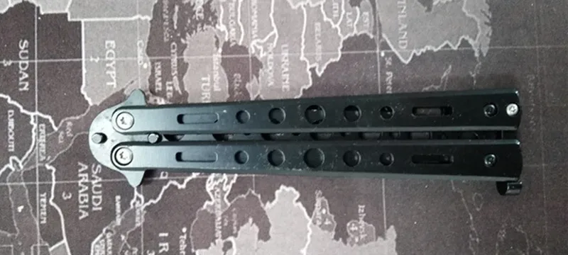 Складной нож из нержавеющей стали s Balisong тренировочный нож бабочка стиль тупое лезвие нож cs go инструменты для подарка