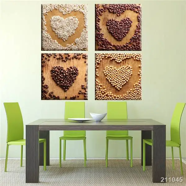 

4 шт., картина маслом на холсте, без рамки