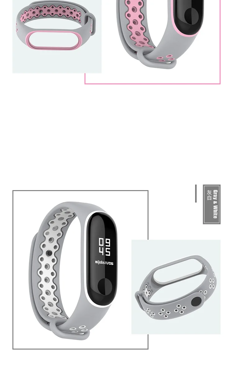 Mi Band 3 4 ремешок Спортивные Силиконовые часы наручные часы браслет mi band 3 аксессуары ремешок mi band 3 Смарт-браслет для Xiaomi mi Band 3 4