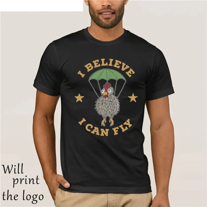 Camiseta divertida de los hombres mujeres novedad camiseta creo que puedo volar (13) крутая футболка | Мужская одежда