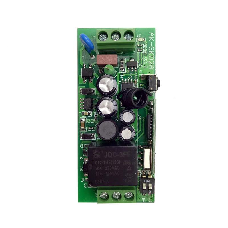 AC 85V 110V 220V 240V RF Wireless Switch Relay Receiver Remote Controllers For Light switch With White Waterproof Transmitter |