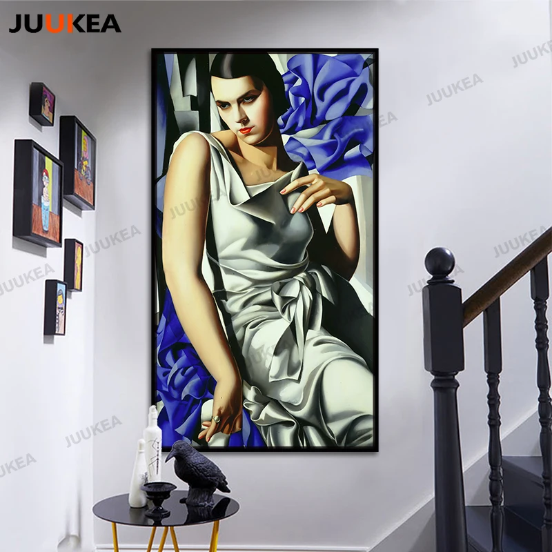 Тамара де лемпицка вечернее платье женские пикантные модные картины маслом