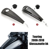 plastic smooth dash fuel console covergas tank cap for harley 2008 2018 touring electra street glide road flht flhx models