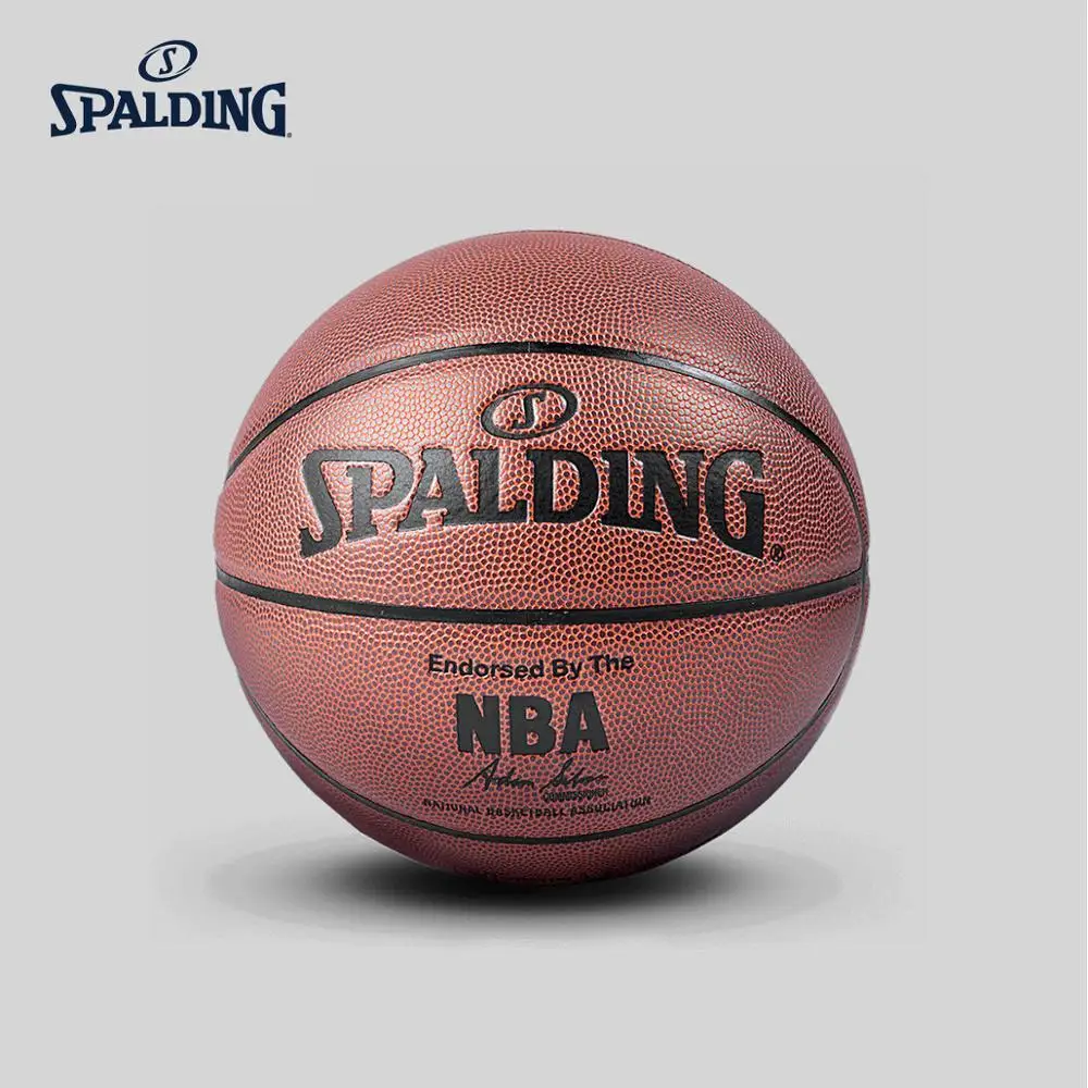 Spalding оригинальный мужской баскетбольный мяч Размер 5 для подростков