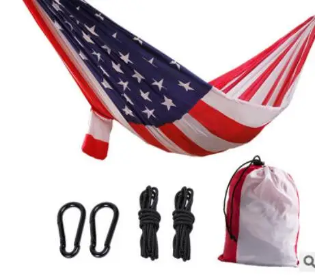 Parachute cloth hammock Outdoor Camping Park Indoor swing full print double free shipping | Мебель