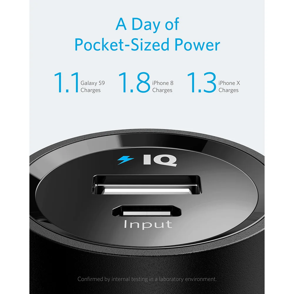 Портативное зарядное устройство Anker PowerCore 5000 ультракомпактный внешний