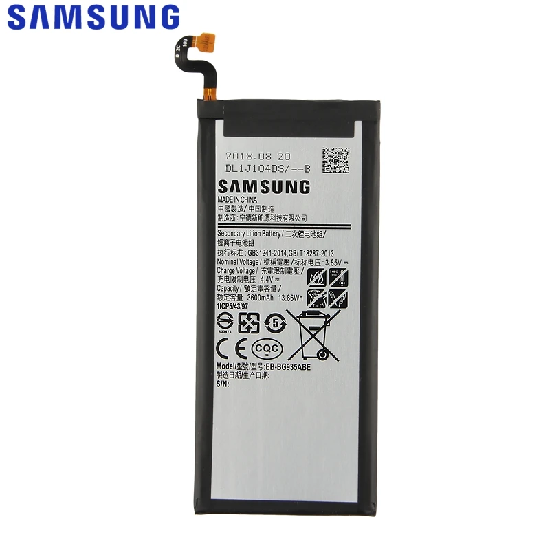 Samsung сменный аккумулятор EB-BG935ABE для samsung GALAXY S7 Edge SM-G935F G9350 G935FD EB-BG935ABA аккумулятор 3600 мАч
