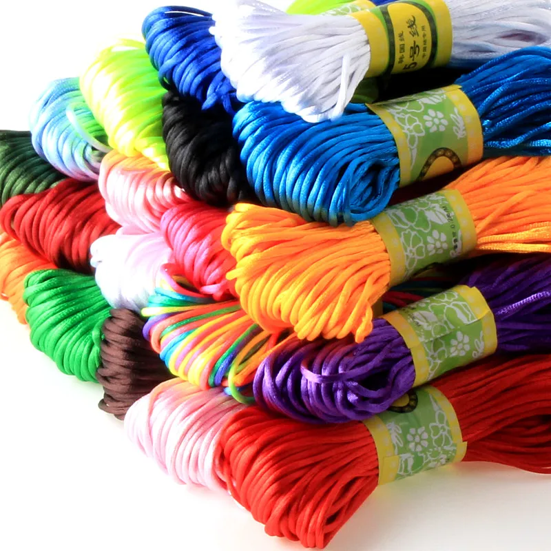 

2mm Chinese Knot Cord Braided String Line Jewelry findings Beading Rope for DIY