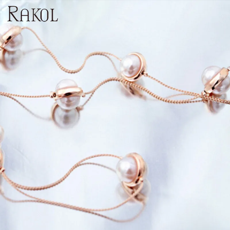 RAKOL 2019 Модные женские европейские милые длинные круглые Шаровые Подвески с