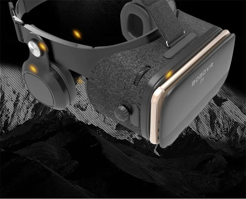 Bobovr Z5 3D VR Очки виртуальной реальности очки погружения Android 120 FOV Google Cardboard шлем для 4-6,2 'смартфон