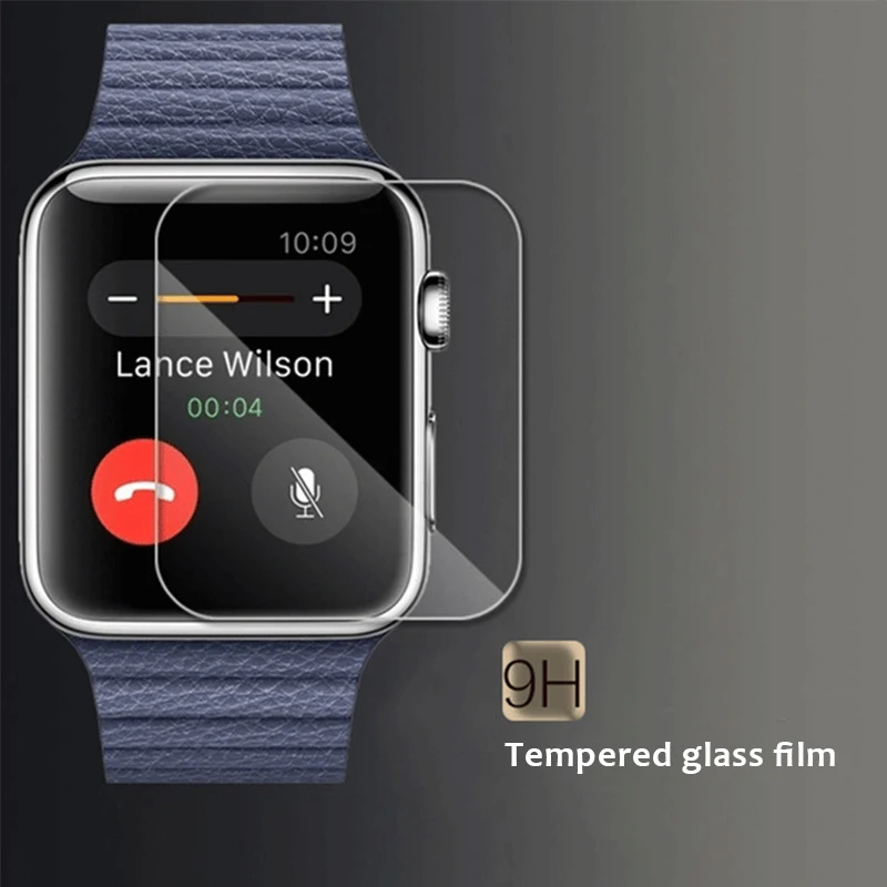 Закаленное стекло 9H HD для Apple Series ультратонкая Защитная пленка watch 1/2/3 38 мм 42