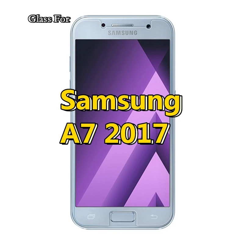 SM-A720 Tempered glass 9 H для samsung Galaxy A7 2017 Экран Protect Защитная ультратонкие пленки A720 A720F 5 7