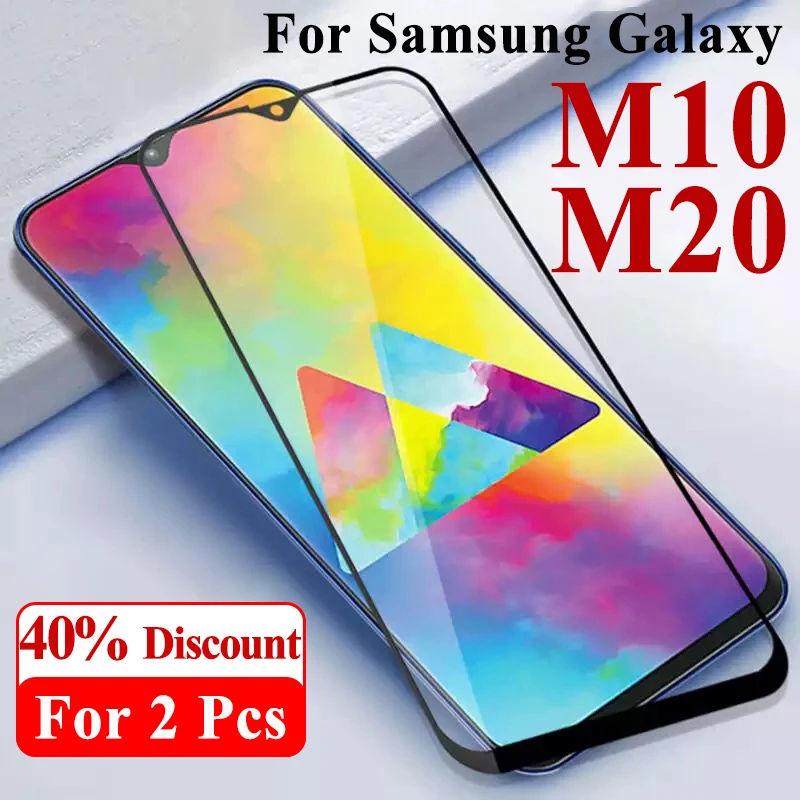 Защитное стекло для samsung galaxy m20 m10 Защитная пленка экрана samsun galax m 20 10 защитный