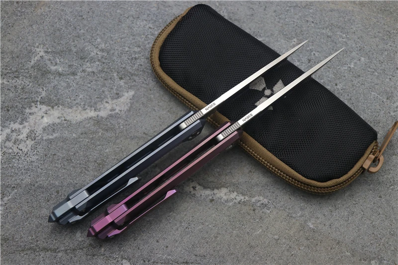 Assassin-JK5311 складной шарикоподшипник S35VN лезвие TC4 ручка из титанового сплава многофункциональный инструмент для охоты и повседневного использования