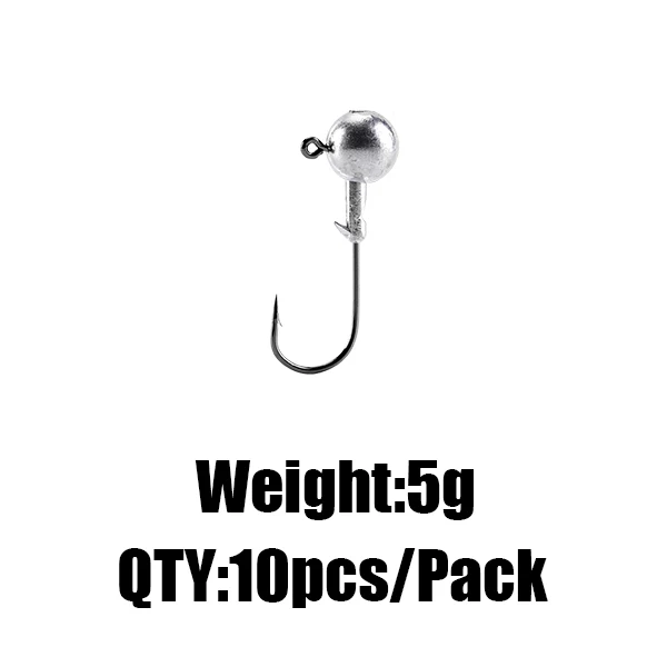 5G 10PCS SeaKnight SK01 SK02 рыболовный крючок 1 упаковка 3,5 г 5 г 7 г 10 г 14 г 20 г яркий свинцовый крючок колючий рыболовный крючок с соединительным кольцом - Цвет: 5G 10PCS