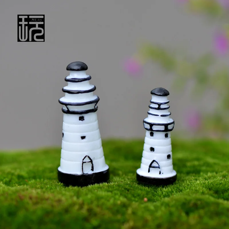 BAIUFOR башня и пагода Маяк Сказочный Сад Мини садовое украшение пластиковая