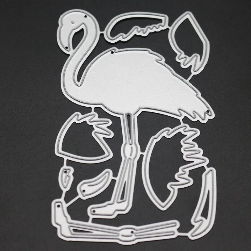 Фламинго металлическая пресс форма для тиснения трафарет скрапбукинга &quotсделай