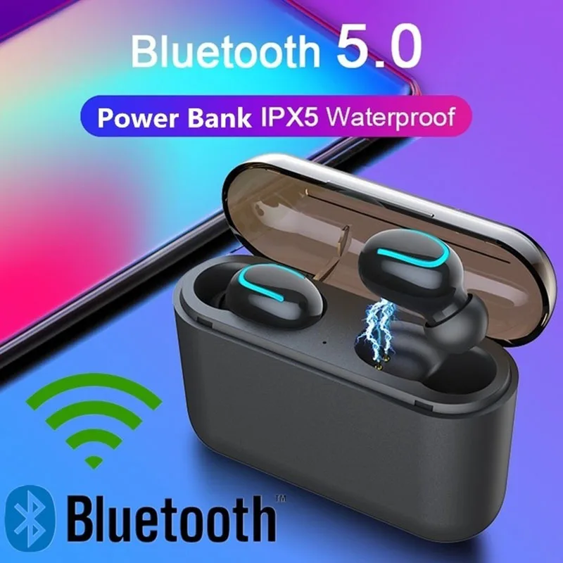 Bluetooth 5 0 наушники TWS беспроводные Blutooth гарнитура спортивные игровая телефон PK HBQ |